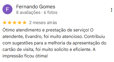 Avaliação Fernando